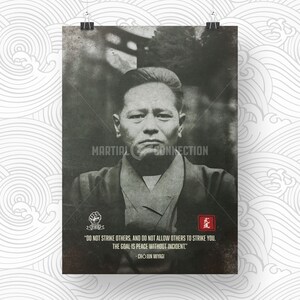 Chojun Miyagi Poster - Karate Poster - Goju-Ryu - Art Poster - Sensei Gift