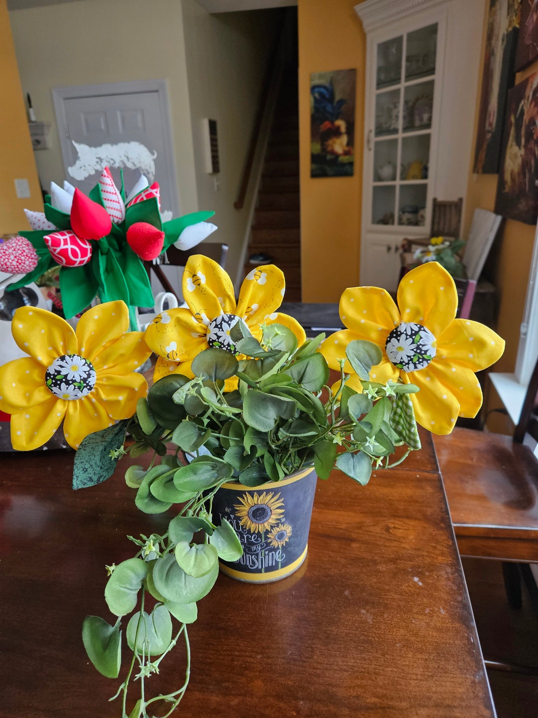 Handmade Daisy Flower Pokes Yellow and White Daisies With Etsy