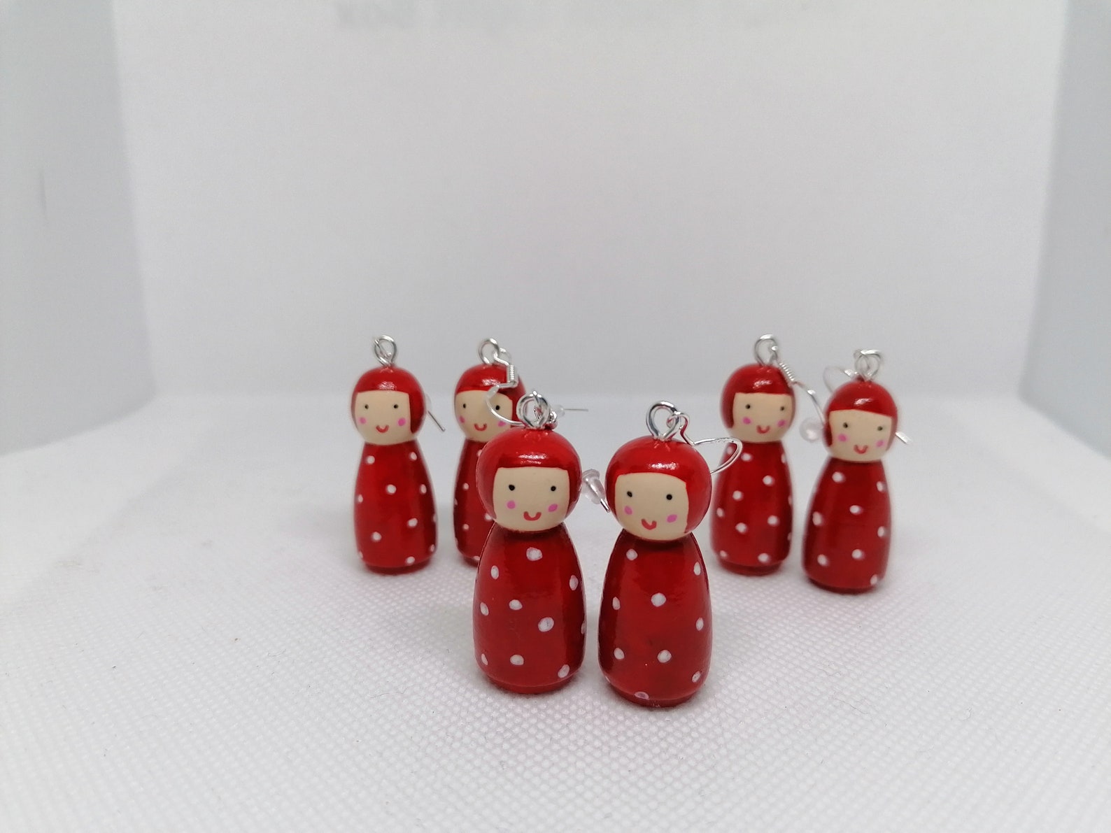 Yayoi Kusama Peg Doll Earrings Etsy UK