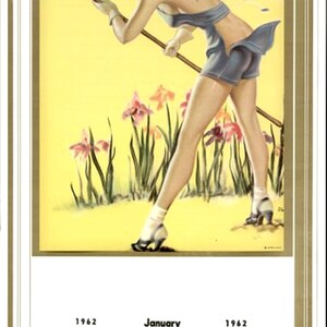 1962 Calendar - Etsy Ireland