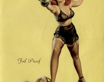 Original 1940’s American Pin Up by GIL ELVGREN not a copy or reproduction