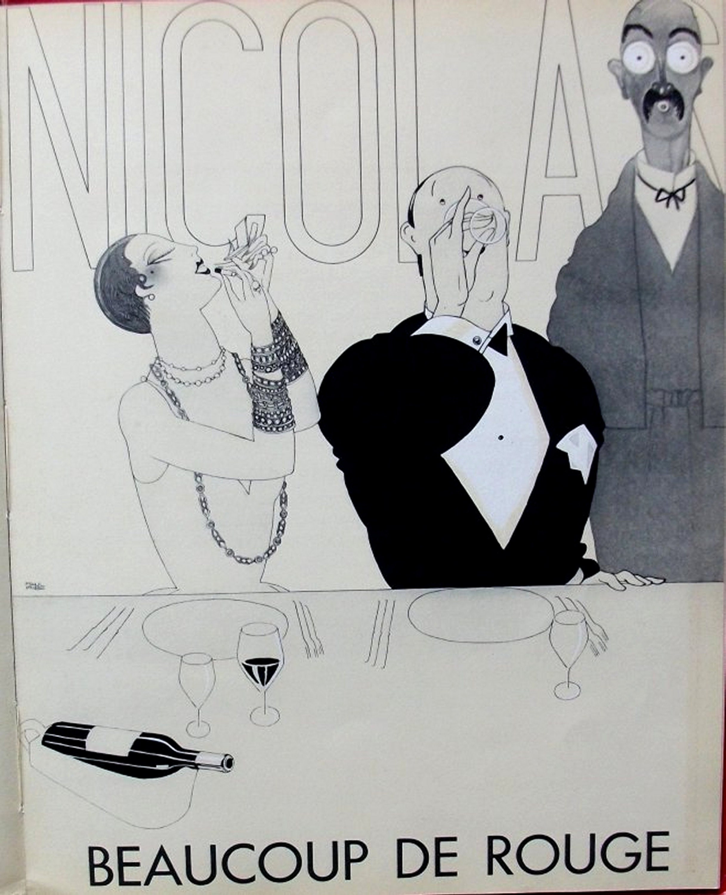 PAUL IRIBE Originele Franse lithografie uit 1930 - veel rood - goede staat - Beaucoup de Rouge