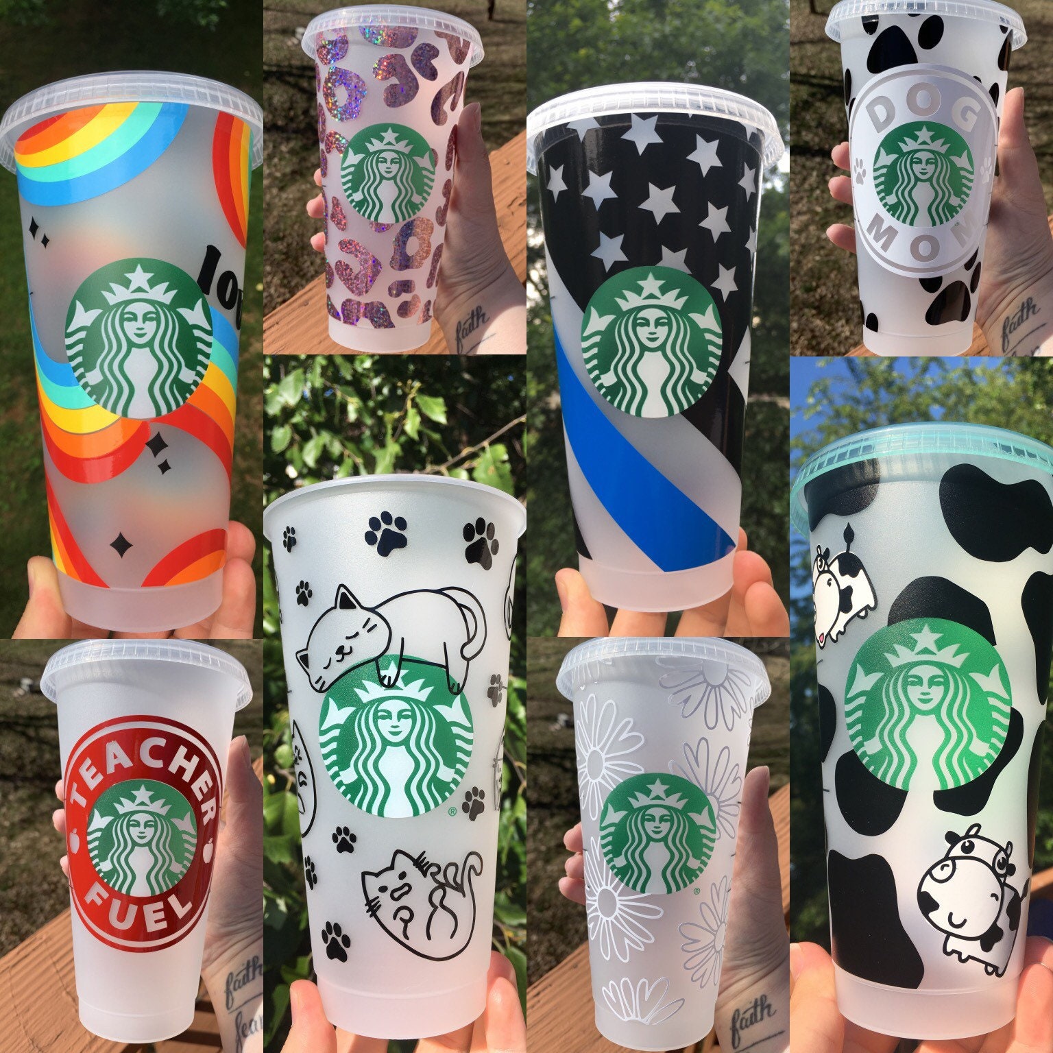 Mom Fuel Personalized STARBUCKS Cold Cup Custom Tumbler Reusable w