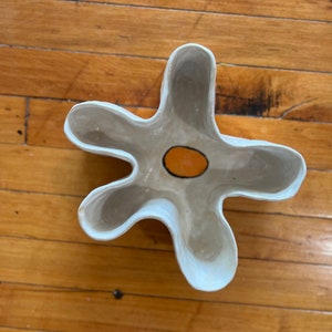 Hand-Built Flower Bowl