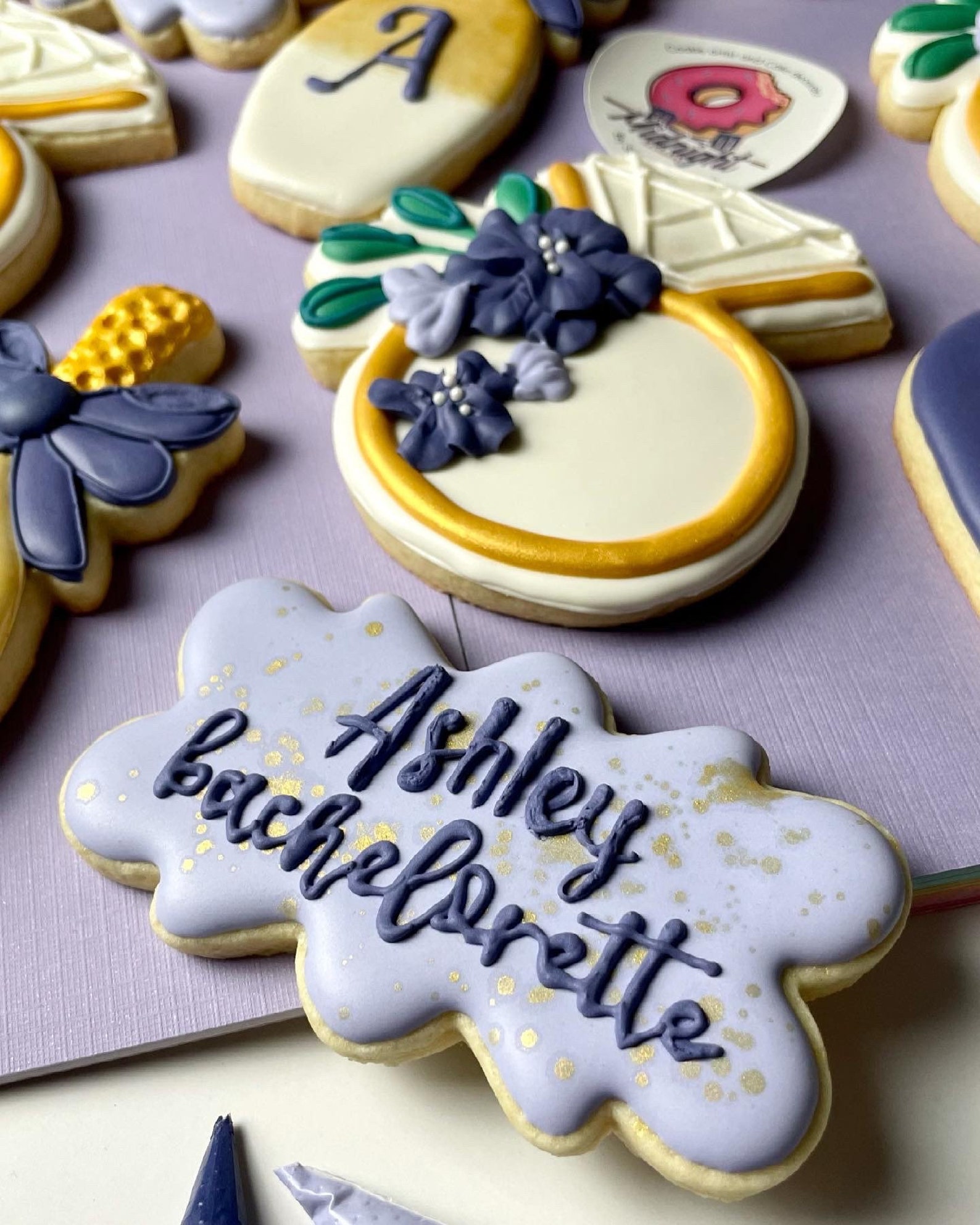 Bachelorette Sugar Cookies Custom Sugar Cookies Bride to Be Etsy