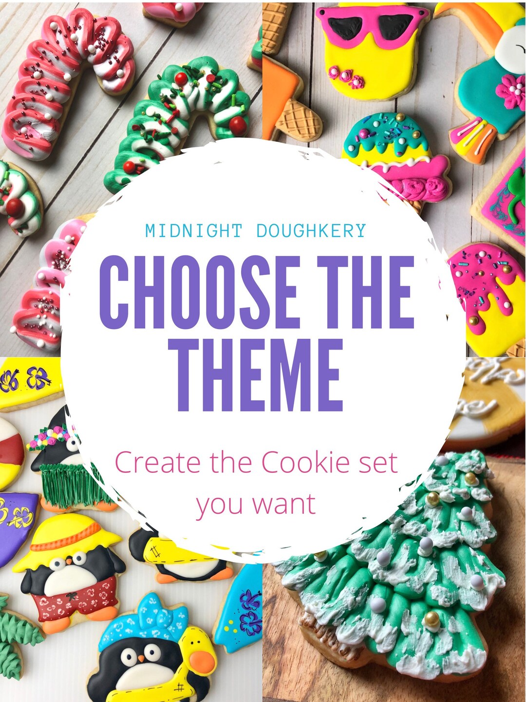 Custom Sugar Cookies 1 Dozen Sugar Cookies Vanilla Etsy