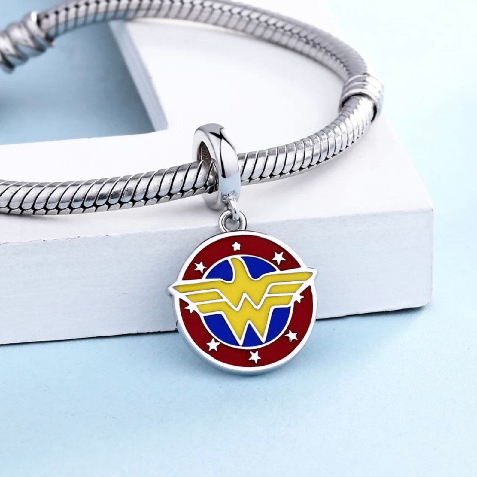 Pandora charm wonder woman Clearance