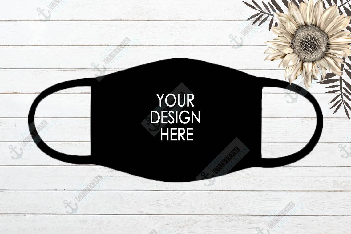 Download Face Mask Mockup Black Face Mask Mock Up Face Mask Mock Up | Etsy