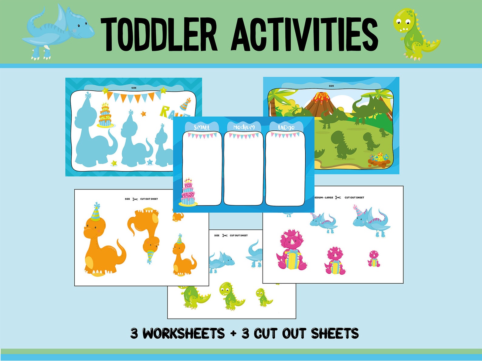 dinosaur sorting activity