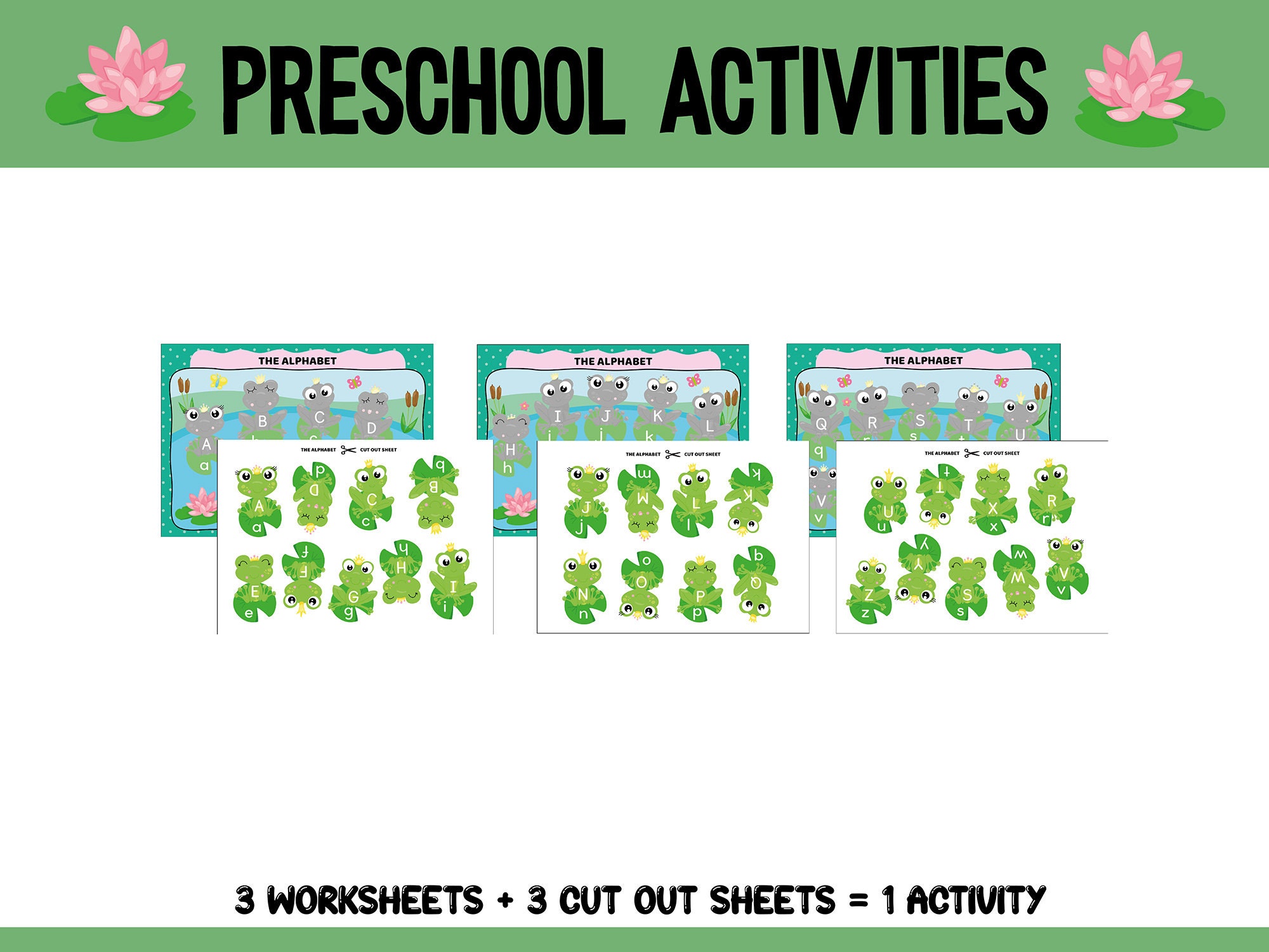 The Alphabet Printable, Toddler Busy Book, Spring Binder Printable ...