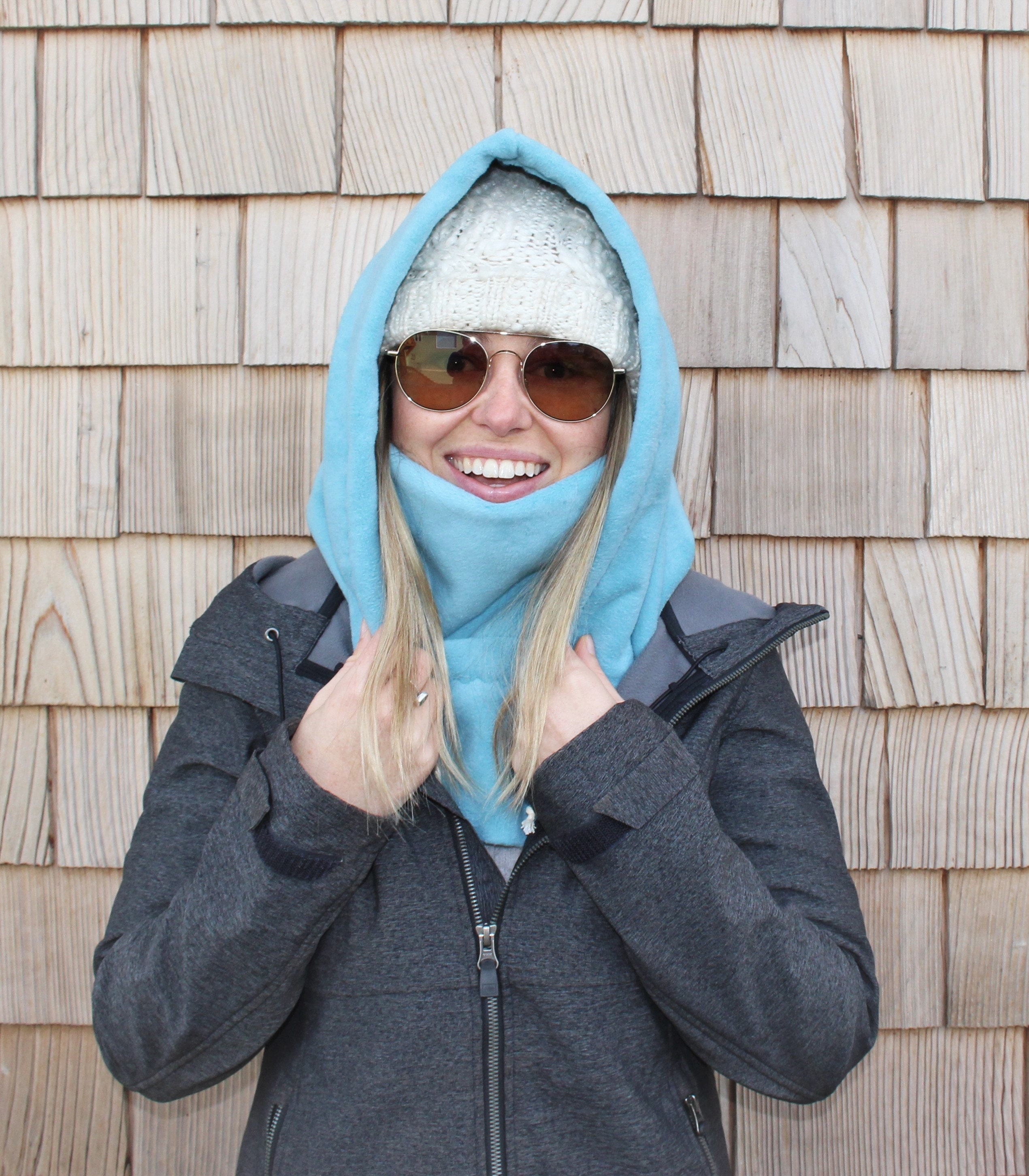 Sky Blue Hood Ski Hood Fleece Hood Balaclava Custom Fleece - Etsy