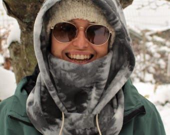 Fleece Ski Hood, Balaclava, Helmet Hood, Winter Hat