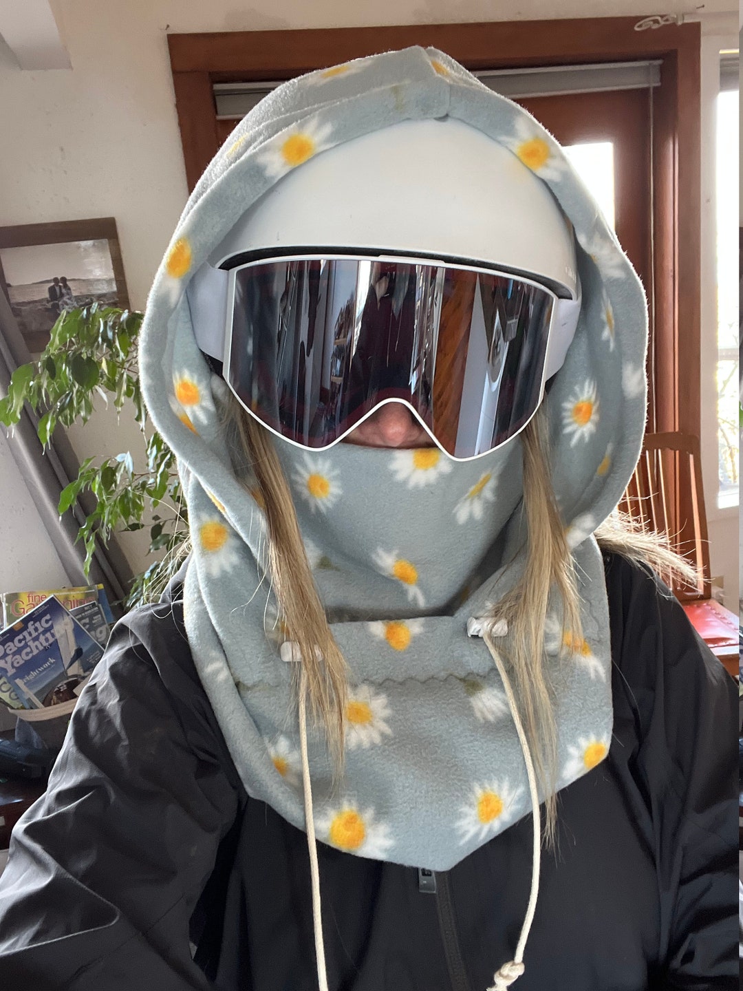 Daisy Hood Ski Hood Fleece Hoodie Balaclava Adventure Etsy