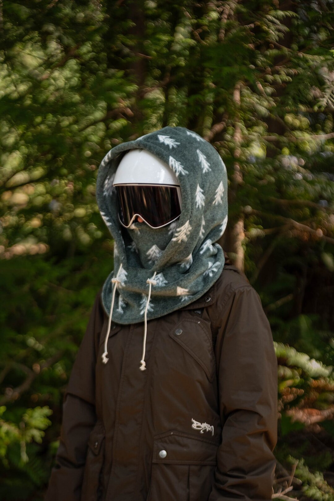 Tree Hood, Ski Hood, Fleece Hood, Balaclava, Adventure Hood, Fleece