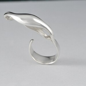 Aether Element Ring, Five elements Ring, Ayuervedic Space Element, Aether Sterling Silver Handmade Adjustable Ring
