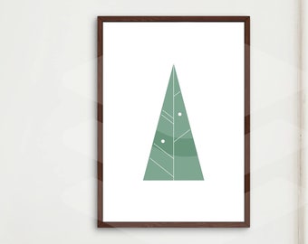 Oh Christmas Tree - Digital Art, Christmas Decor, Art Print, Digital Quote, Printable Wall Art, Digital Print, Christmas print, Download