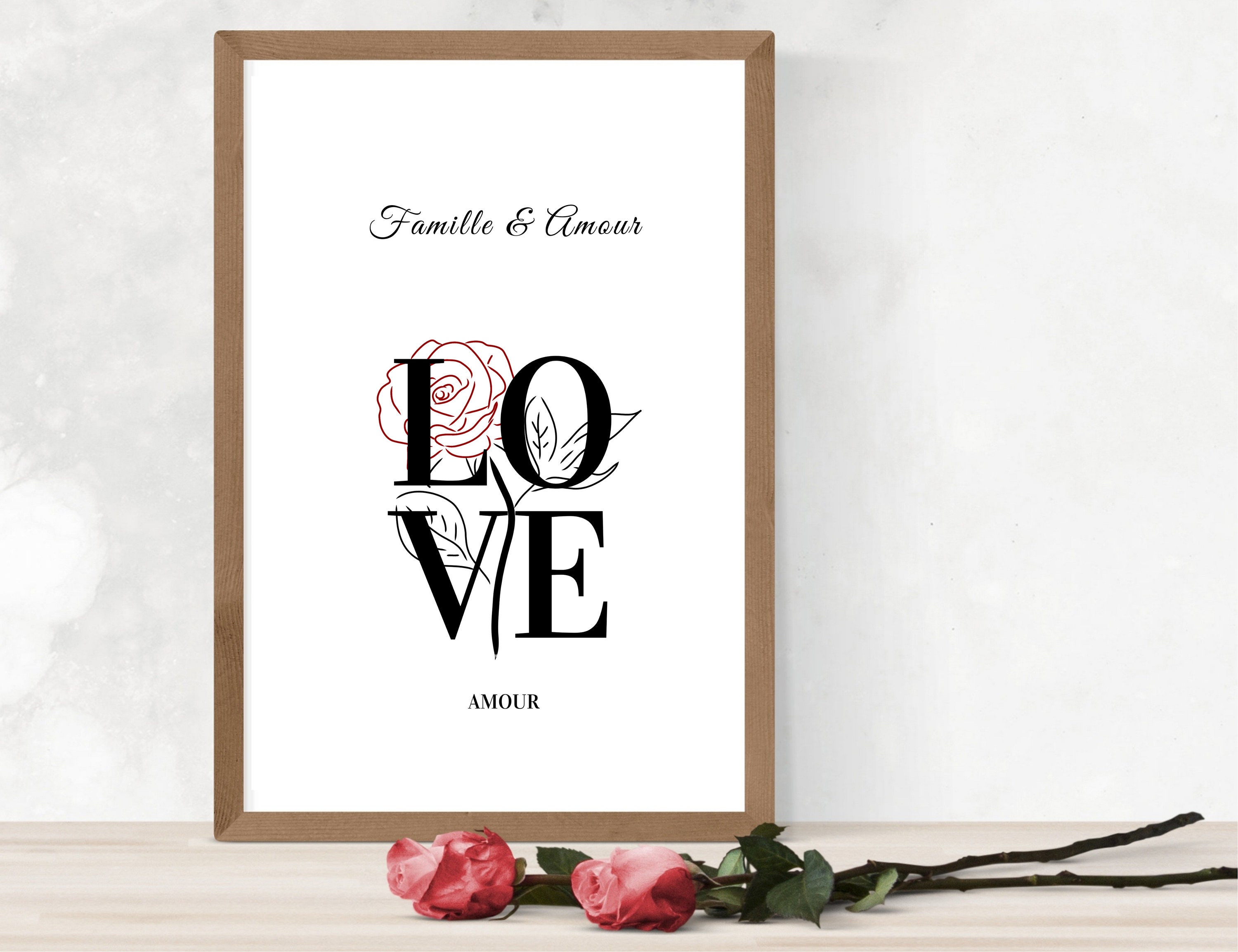 Affiche Couple Personnalisée