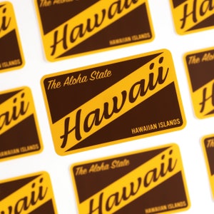 Hawaii K Style Badge Sticker | City & Travel | Maui | O'ahu | Big Island | Kauai | Molokai | Island of Hawaii | Lanai