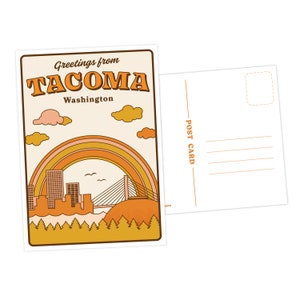 Salutations de Tacoma, Washington Postcard