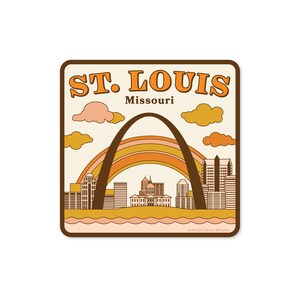St. Louis, Missouri Sticker | Midwest | Midwestern | Water Bottle | Laptop
