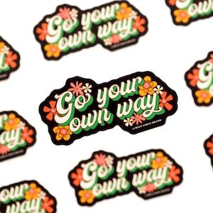 Go Your Own Way Sticker | Retro
