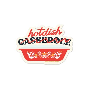 Hotdish Sticker | Midwest | Midwestern | Water Bottle | Laptop