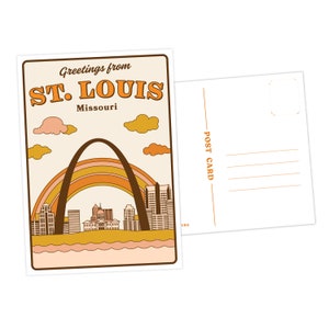 Salutations de St. Louis, Missouri Carte postale