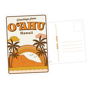 Salutations d’Oahu, Carte postale de l’île d’Hawaï
