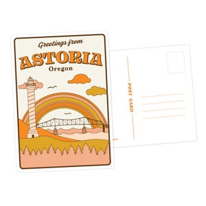 Salutations d’Astoria, Oregon Carte postale