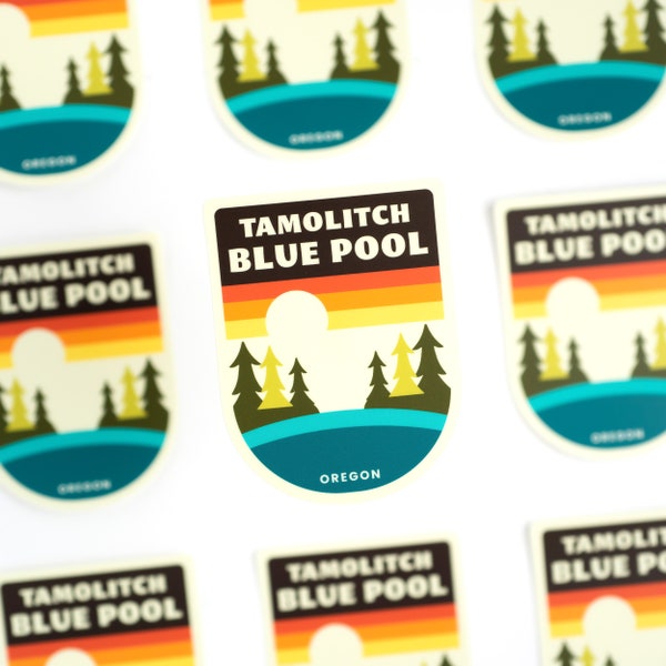 Tamolitch Blue Pool Sticker | Oregon | McKenzie River | Willamette National Forest | Hiking