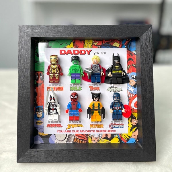 Fathers Day 2024 Gift | DIY Fathers Day Gifts | Gift For Dad | Dad Present | Best Dad Superhero | Super Dad | Gift For Him | New Dad Gift