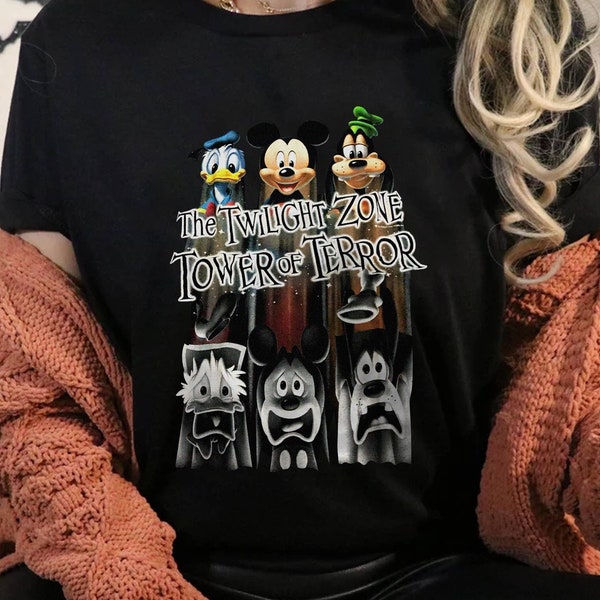 The Twilight Zone Tower Of Terror Shirt | Tower of Terror Ride Shirt | Mickey and Friends Halloween Shirt | Mickey's Not So Scary Shirt