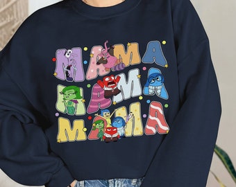 Inside Out Mama Shirt, Inside Out Characters Shirt, Disneyland Mom Shirt, Mama Sweatshirt, Inside Out Movie Shirt, Mothers Day Gift