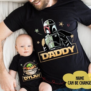 Dad And Baby Matching Shirts | Father's Day Gift | This Is The Way Shirt | Dad Shirt | Dadalorian The Child Starwars Shirts