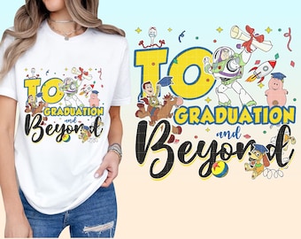 Toy Story zum Schulabschluss und darüber hinaus Png, Disneyland Toy Story Schulabschluss, Buzz Lightjahre, Senior Story 2024, Klasse Von 2024, digitaler Download