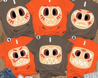 Kakamora Costume Halloween Shirt, Moana Antagonists Movie Costume T-Shirt, Disneyland Cosplay Shirt, Halloween Costume For Family Group Tees