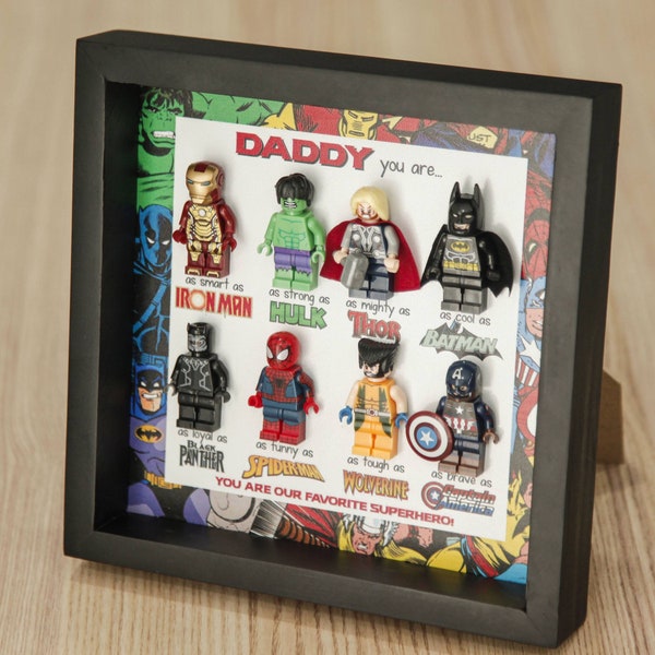 Fathers Day Gift | 2024 Fathers Day Gifts | New Dad Gift | Gift For Dad | Dad Present | Best Dad Superhero | Super Dad | Gift For Him