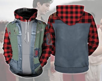 Disneyland Zed Necrodopolis 3D Full Over Print Hoodie, Zombies 4 Costume Sweatshirt, Disneyland Zombies Costume Shirt, Zombies Zed Cosplay