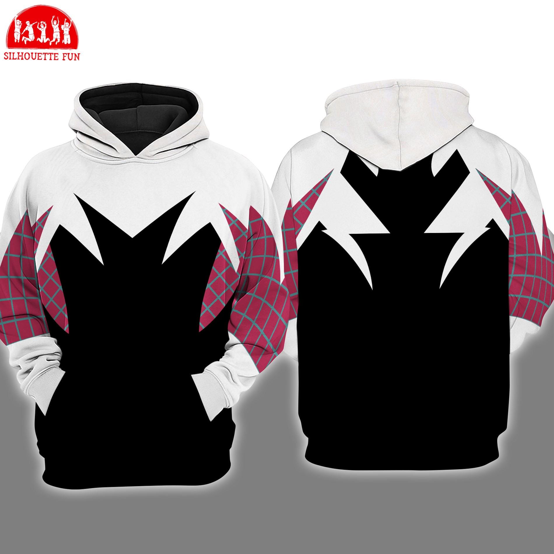 Spider Gwen Stacy 3D Full Over Print Hoodie, Gwen Stacy Cosplay