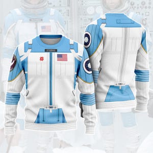 The Fantastic Four Spacesuit 3D Full Over Print Hoodie, Fantastic Four First Steps Sweatshirt, Ben Grimm Jonny Storm Sue Storm Reed Richards