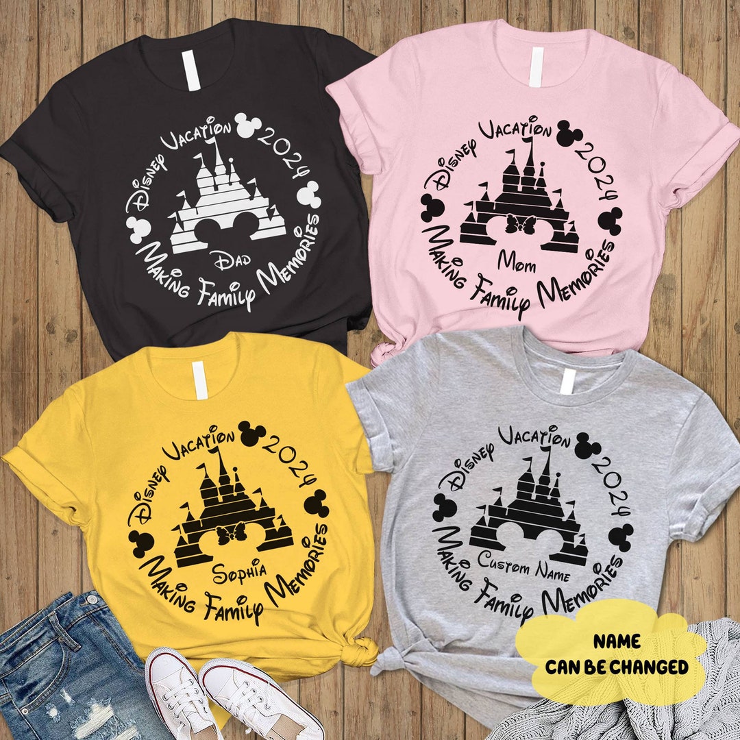 Custom 2024 Disneyland Family Vacation Shirt, Family Trip Disneyland