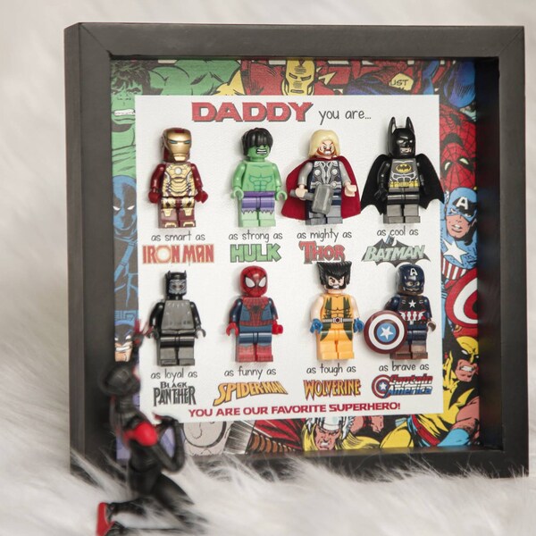 Fathers Day Gift | 2024 Fathers Day Gifts | New Dad Gift | Gift For Dad | Dad Present | Best Dad Superhero | Super Dad | Gift For Him