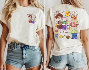 Disneyland Toy Story Land To Infinity and Beyond Comfort Colors Shirt, Toy Story Characters Shirt, Disneyland Trip Shirt, Toy Story Birthday