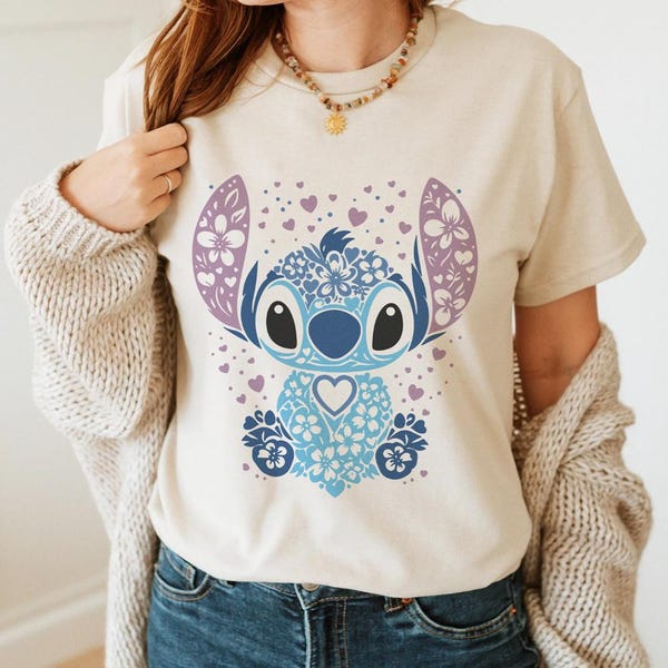 Cute Stitch Shirt, Stitch Party Shirt, Disneyland Shirt, Disneyworld Shirt, Stitch Lilo Cartoon Shirt, Birthday Boy Girl Shirt