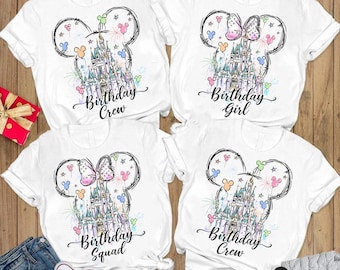 Comfort Colors Disneyland Birthday Squad Shirts, Disneyworld Birthday Boy Girl, Disneyland Family Birthday Party Shirts, Magic Kingdom Shirt