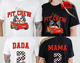 Race Car Birthday Family Matching Shirts, Two Fast Birthday Shirt, Pit Crew Mama Dada Sweatshirt, Disneyland Birthday Boy Toddler Shirt