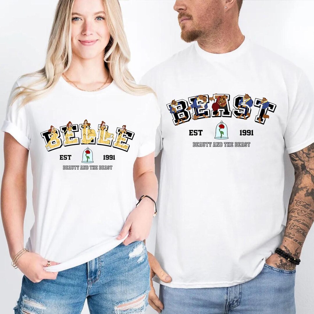 Couple Matching - Beauty and The Beast - Shorts