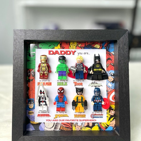 Fathers Day Gift | 2024 Fathers Day Gifts | New Dad Gift | Gift For Dad | Dad Present | Best Dad Superhero | Super Dad | Gift For Him