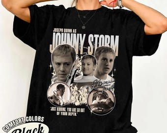 Comfort Colors® Johnny Storm Shirt, Fantastic Four First Steps Shirt, MCU Superhero Tee, Vintage Johnny Storm Homage Shirt, MCU Fan Gift