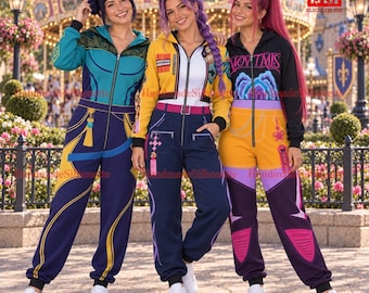 Halloween Costume Pajamas Jumpsuit, Halloween Cosplay Matching Group, Halloween Cosplay Costume, Halloween Group Outfit, Spooky Season